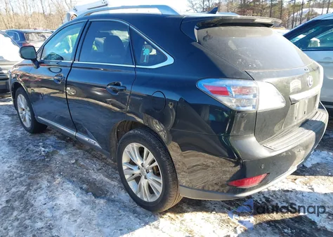 2012 Lexus Rx 450H z USA, uszkodzony, nr VIN JTJBC1BA4C2425545